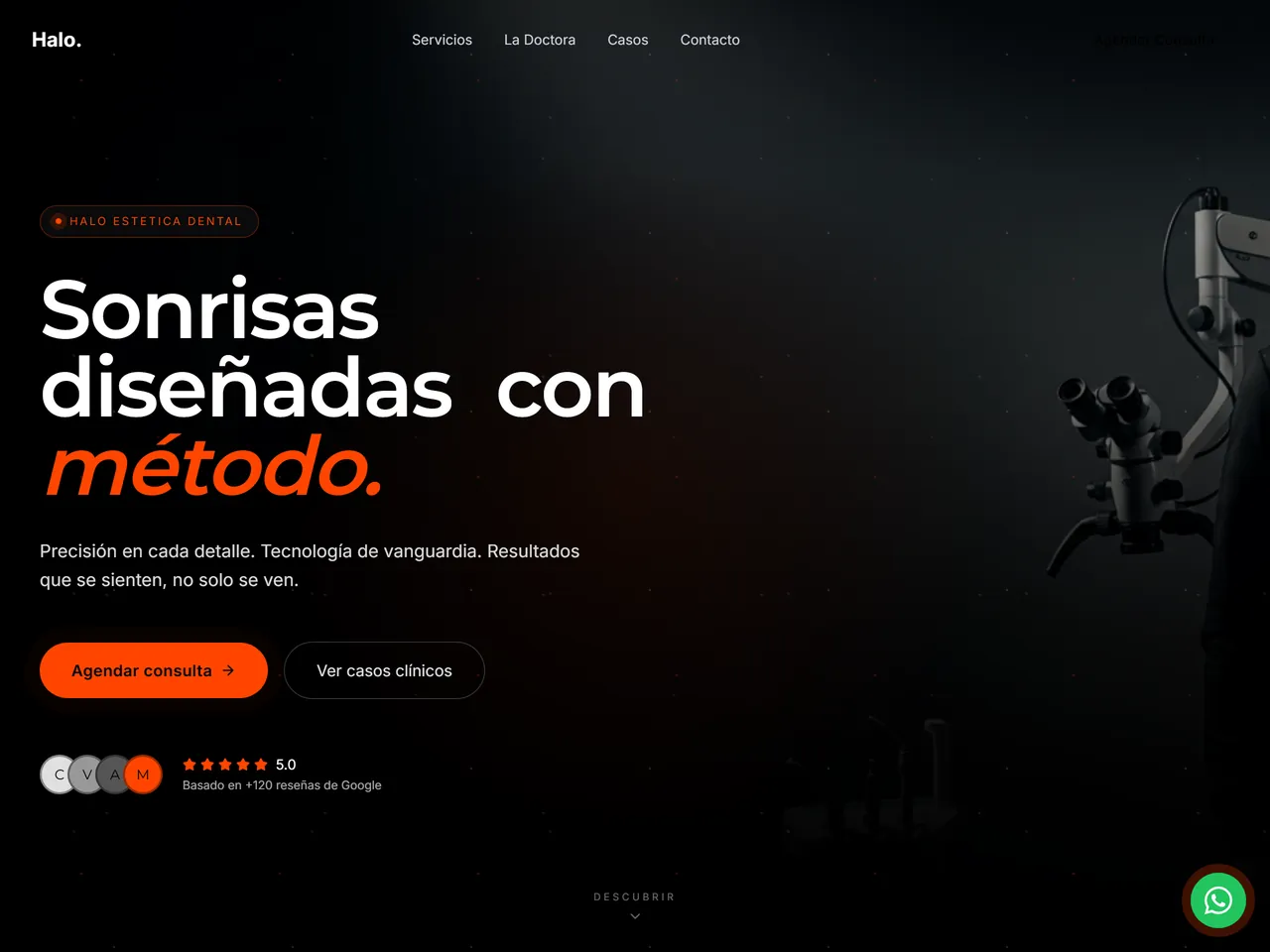 Halo Estética Dental — sitio forjado por The Forge AI